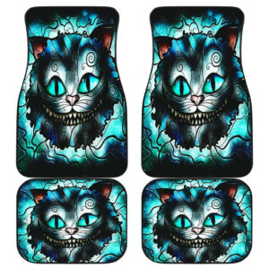 Cheshire Cat Alice In Wonderland Fat Face Car Floor Mats 191017