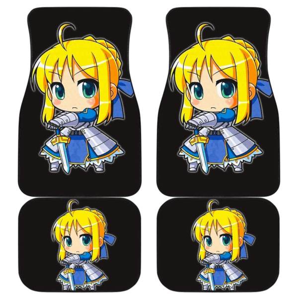 Chibi Fate Saber WarriorFate/Stay Night Car Floor Mats UBC040605