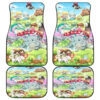 Chibi Ghibli Anime all Characters Car Floor Mats 191021