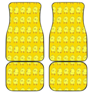 Chicks Funny in yellow theme Car Floor Mats 191021