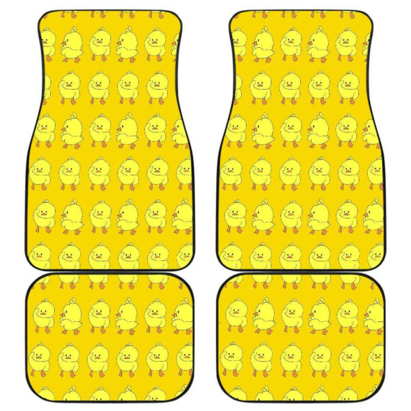 Chicks Funny in yellow theme Car Floor Mats 191021