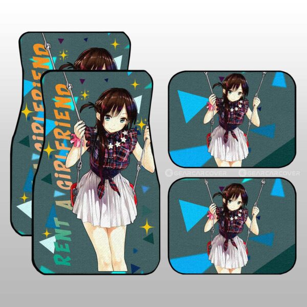 Chizuru Ichinose Car Floor Mats Custom Rent A Girlfriend Anime Gifts For Fans