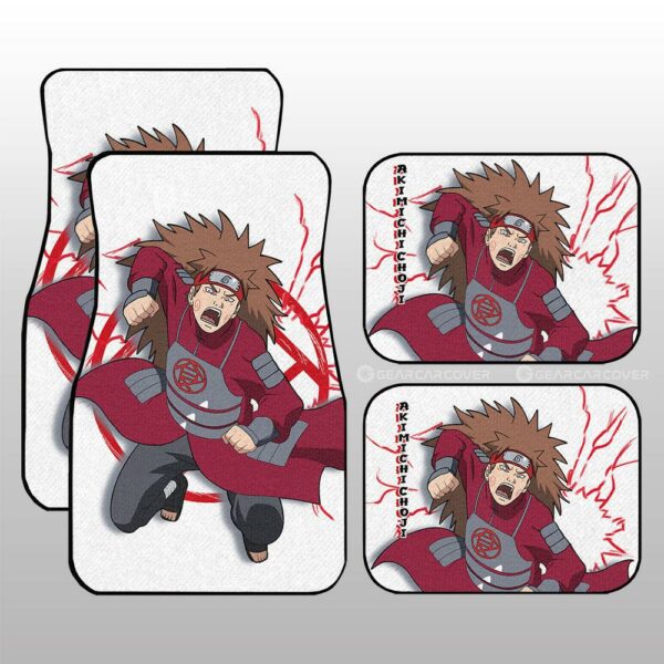 Choji Car Floor Mats Custom Gifts For Naruto Anime Fans