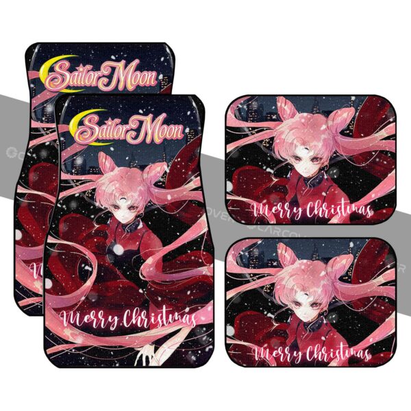 Christmas Black Lady Car Floor Mats Custom Anime Sailor Moon Car Accessories