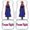 Christmas Car Floor Mats | Frozen Night Anna Princess Car Mats