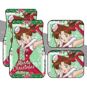 Christmas Sailor Jupiter Car Floor Mats Custom Anime Sailor Moon Car Accessories