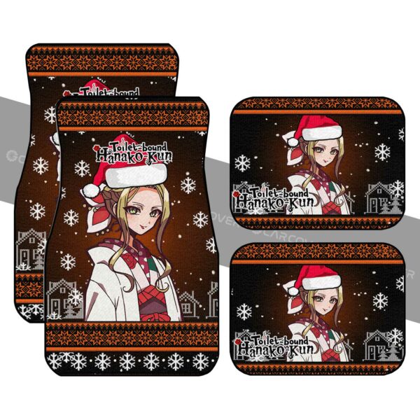 Christmas Toilet-Bound Hanako-kun Yako Car Floor Mats Custom Anime Car Interior Accessories