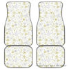 Christmas Tree Christmas Element Silver Gold Pattern Front And Back Car Mats 045109 T1120