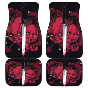 Chucky And Tiffany Love Art Car Floor Mats Movie Fan Gift H083020