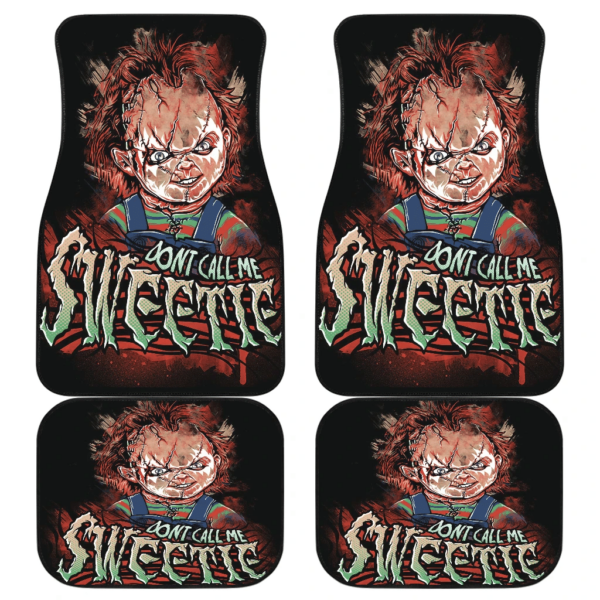 Chucky Don’ Call Me Sweetie Fan Art Car Floor Mats Movie H083020