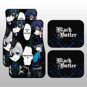 Ciel Phantomhive Car Floor Mats Custom Black Butler Anime Car Accessories