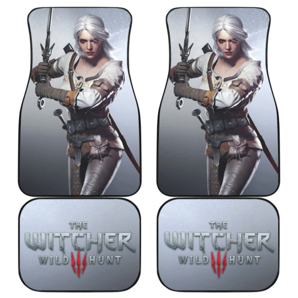 Ciri The Witcher 3: Wild Hunt Game Fan Gift Car Floor Mats H1229