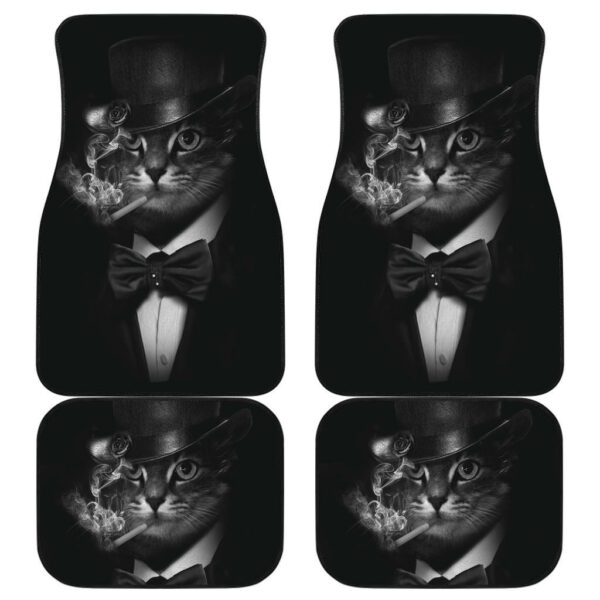 Classy Cat Smoking Car Floor Mats Amazing Gift Ideas H200218