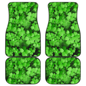 Clover Green Leaves Car Floor Mats 191021