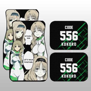 Code:556 Kokoro Car Floor Mats Custom DARLING In The FRANXX Anime Car Accessories