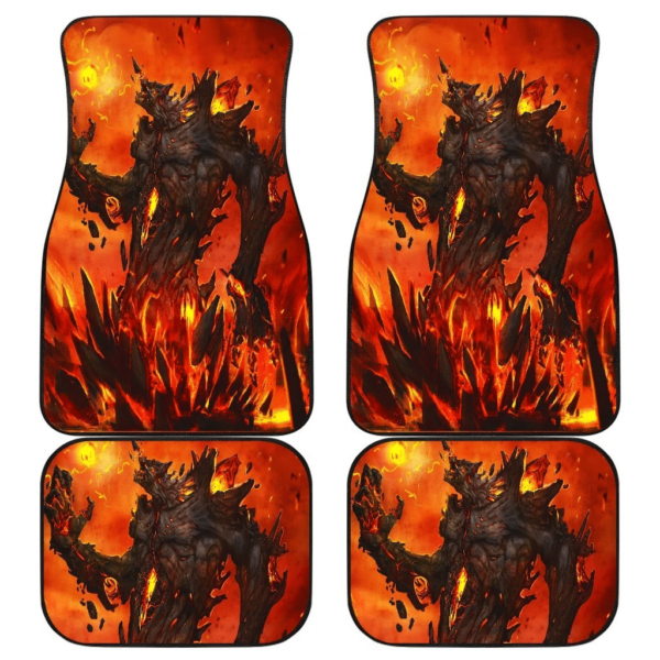 Colossus Of Fire Car Floor Mats 191021