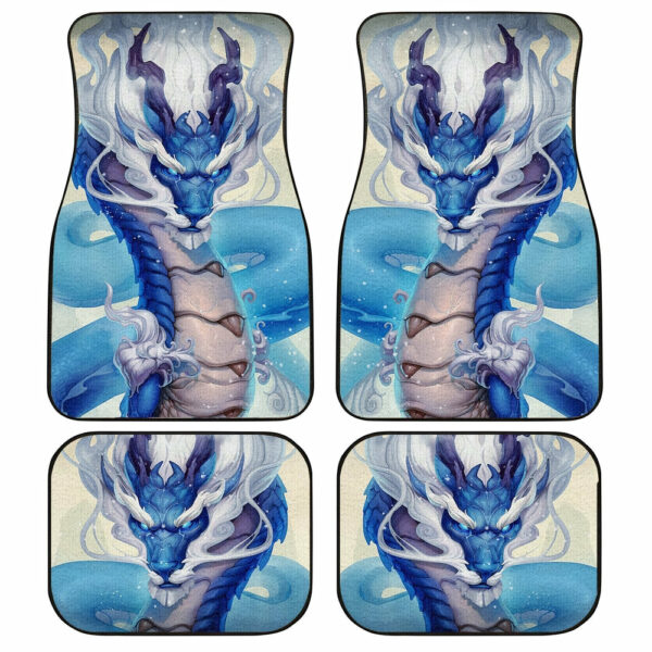 Cool Dragon Car Floor Mats Custom Legendary Creature Car Accessories Gift Idea