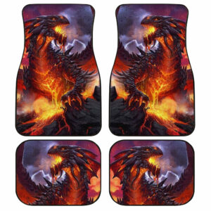 Coolest Burning Dragon Car Floor Mats Custom Cool Car Accessories