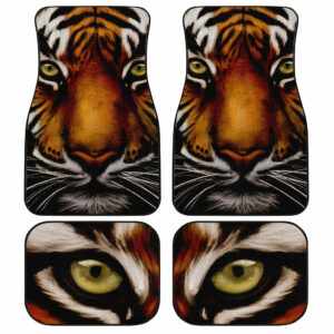 Coolest Tiger Car Floor Mats Custom Car Accessories