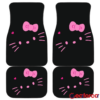 Copy of Hello Kitty Pink Symbols in black theme Car Floor Mats 191023