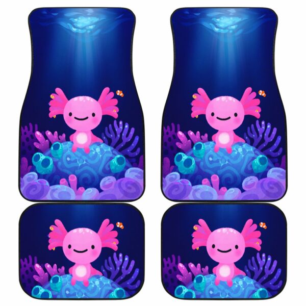 Coral Axolotl Car Mats