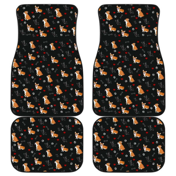 Corgi 50th Shades in black theme Car Floor Mats 191021