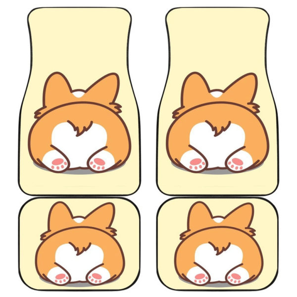 Corgi Butt So Cute Car Floor Mats 191021