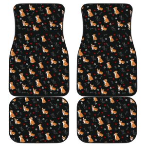 Corgi Front And Back Car Mats