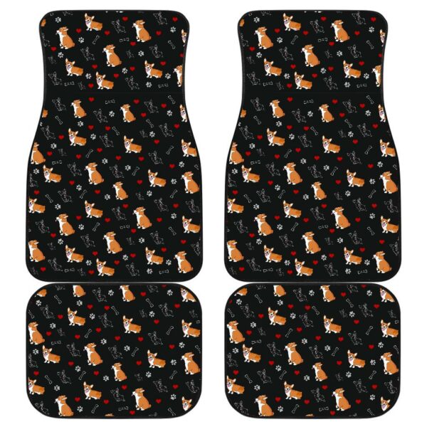 Corgi Front And Back Car Mats