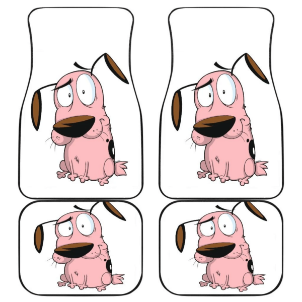 Courage The Cowardly Dog Cartoon Network Car Floor Mats 191021