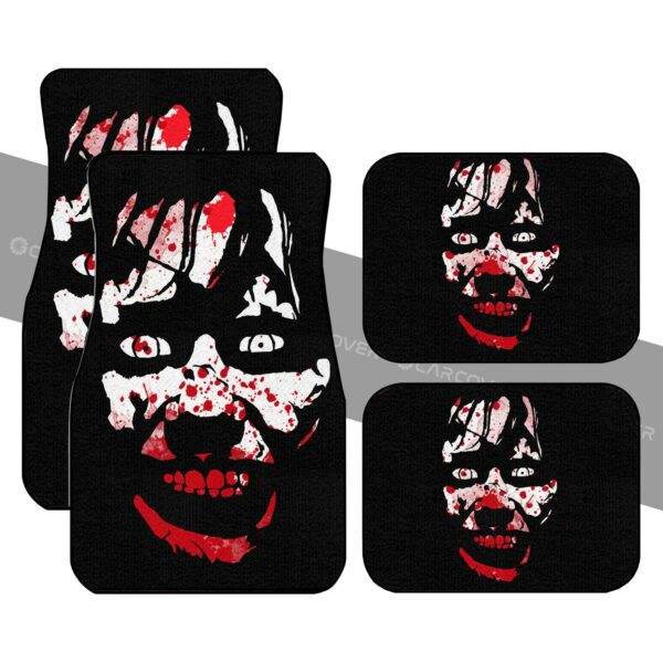 Creepy Face Car Floor Mats Custom Car Interior Accessories Halloween 2021