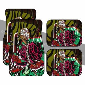 Creepy Jason Car Floor Mats Custom Car Accessories Horror Halloween Decorations