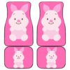 Cute Piglet Front And Back Car Mats