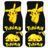 Cute Pikachu Pokemon Anime Fan Gift Car Floor Mats H200221