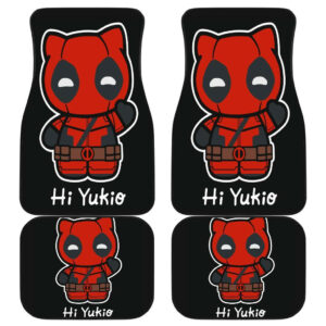 Cute Spiderman Front And Back Car Mats