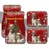 Cute Xmas Beagles Car Floor Mats Custom Car Accessories Christmas Decorations