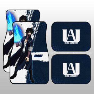 Dabi Car Floor Mats Custom Gifts For My Hero Academia Anime Fans