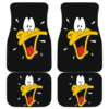 Daffy Duck Funny Cartoon in black theme Car Floor Mats 191021