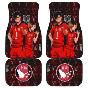 Daichi Sawamura And Kenma Kozume Haikyuu Car Floor Mats Anime Car Accessories