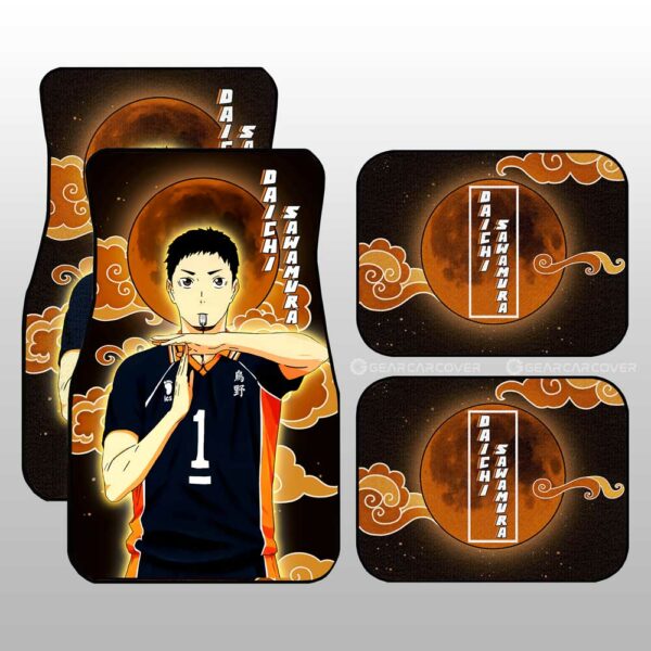 Daichi Sawamura Car Floor Mats Custom Gifts For Haikyuu Anime Fans