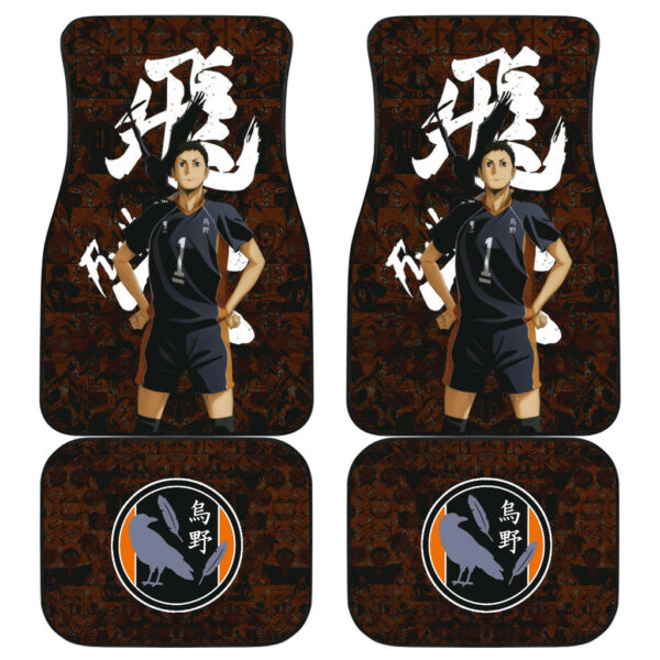 Daichi Sawamura Haikyuu Car Floor Mats Anime Car Accessories