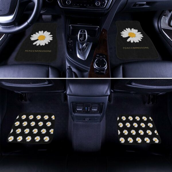 Daisy Car Floor Mats Custom Flower Car Accessories