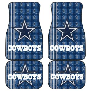 Dallas Cowboys Logo Art Ballon Footballl Car Floor Mats H053020