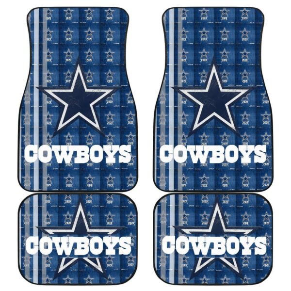 Dallas Cowboys Logo Art Ballon Footballl Car Floor Mats H053020