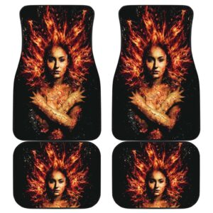 Dark Phoenix Front And Back Car Mats