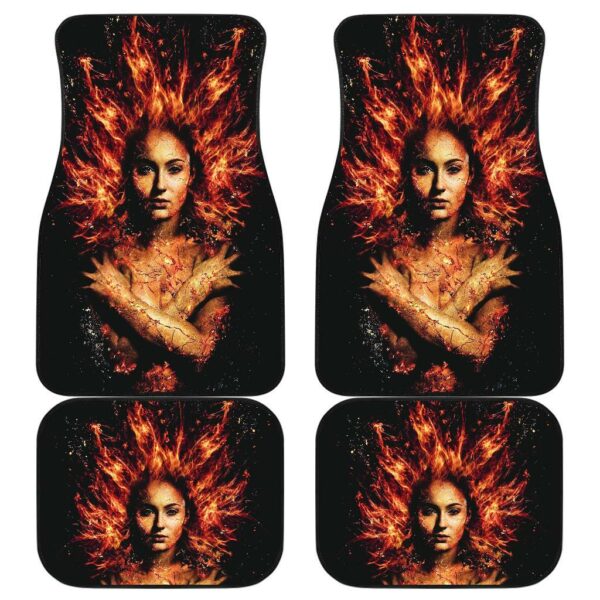 Dark Phoenix Front And Back Car Mats