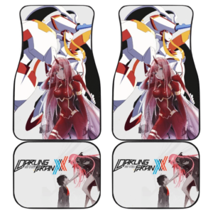 Darling In The Franxx Anime Pretty Zero Two And Strelitzia Darling Artwork Goodbye Hiro Car Floor Mats