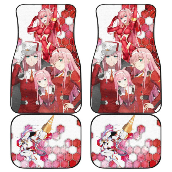 Darling In The Franxx Anime Zero Two Emotions Cute And Sexy Girl Car Floor Mats