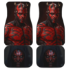 Darth Maul Red Skin And Angry Face Star Wars Car Floor Mats NA022402