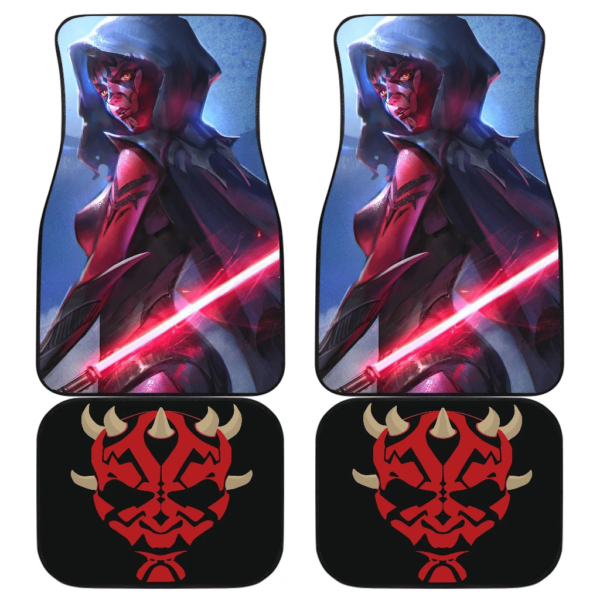 Darth Maul Star Wars Lightsaber Car Floor Mats NA022401